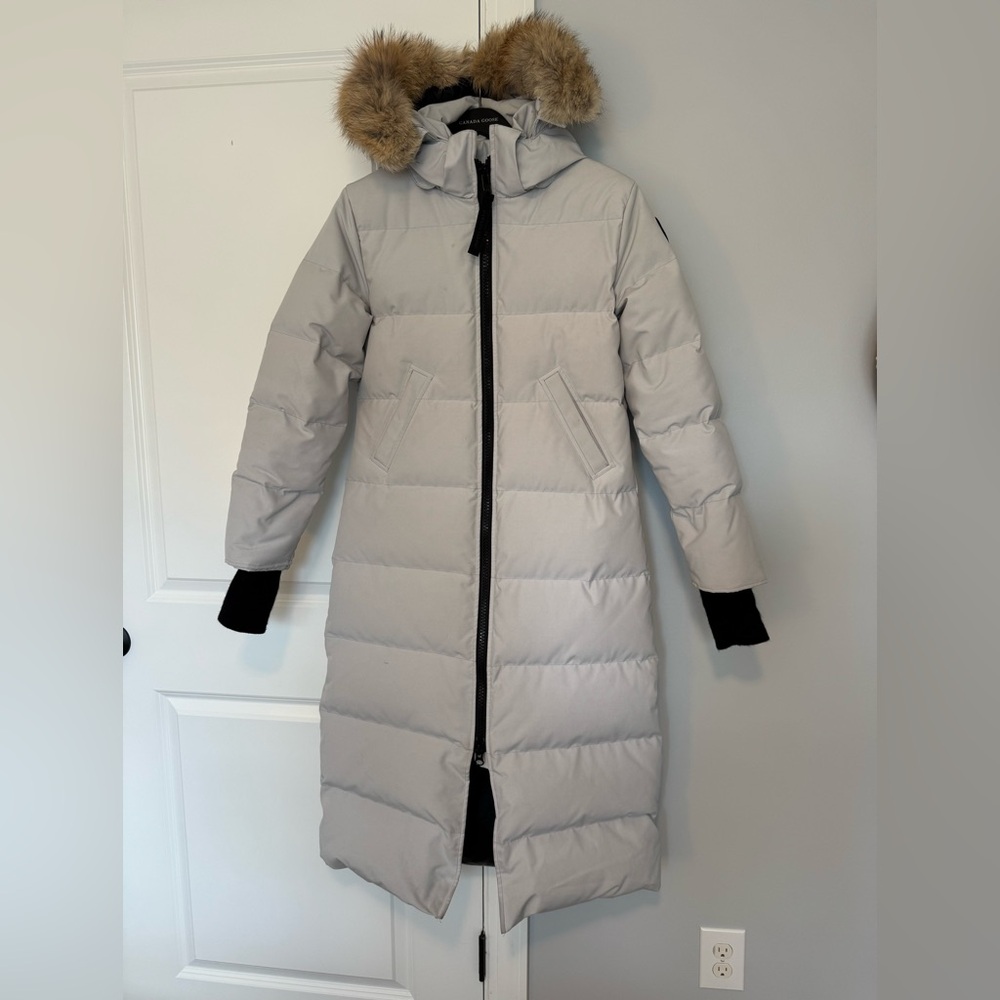 Canada Goose Mystique fusion long parka in silverbirch - Picture 8 of 16